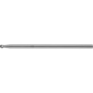 Trzpień frezarski ze stopów twardych kształt kulisty KUD Ø 06 × 05 mm trzpień Ø 6 × 150 mm Z3P uniwersalne średnie krzyżowe