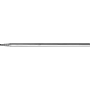 Trzpień frezarski ze stopów twardych, kształt stożkowy RBF Ø 06 x 18 mm, trzonek Ø 6 x 150 mm Z3P uniwersalny