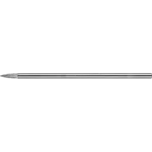 Trzpień frezarski ze stopów twardych kształt pocisku SPG Ø 06 × 18 mm trzpień Ø 6 × 150 mm Z3P uniwersalne średnie krzyżowe