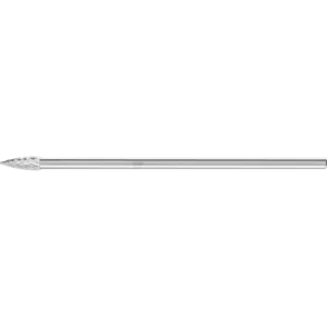 Trzpień frezarski ze stopów twardych kształt pocisku SPG Ø 08 × 20 mm trzpień Ø 6 × 150 mm Z3P uniwersalne średnie krzyżowe