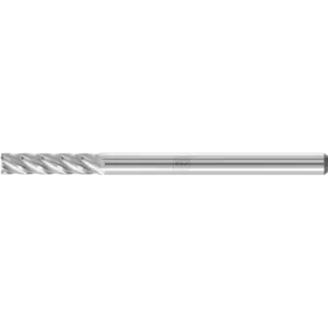 Wysokowydajny trzpień frezarski ze stopów twardych INOX kształt walcowy ZYAS z uzębieniem czołowym Ø 03x13 mm trzonek Ø3 mm