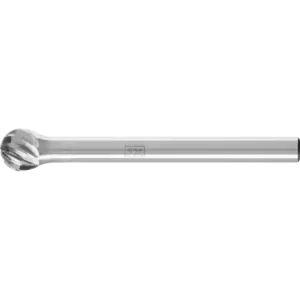 Wysokowydajny trzpień frezarski ze stopów twardych INOX kulisty KUD Ø 05 × 04 mm trzpień Ø 3 mm do stali nierdzewnej