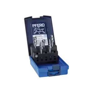 Zestaw wysokowydajnych trzpień frezarski ze stopów twardych ALU 5-częściowy Ø 12 mm, trzonek Ø 6 mm do aluminium / metalu