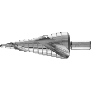 Wiertło stopniowe HSS 14 stopni wiercenia Ø 4–30 mm 3-płaszczyznowy trzpień Ø 10 mm