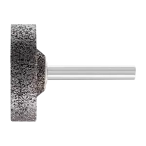 Ściernica trzpieniowa INOX walcowa Ø 40 × 13 mm trzpień Ø 6 mm A30 do stali nierdzewnej