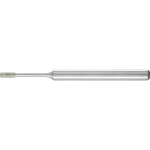 Diamentowa ściernica trzpieniowa cylindryczna Ø1,6 mm, trzpień Ø3 mm D126 (średnia) do szlifowania otworów/łuków