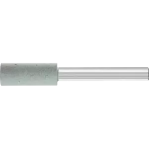 Ściernica trzpieniowa Poliflex kształt walcowy Ø 10 × 25 mm trzpień Ø 6 mm spoiwo PUR średnio twarda SIC220