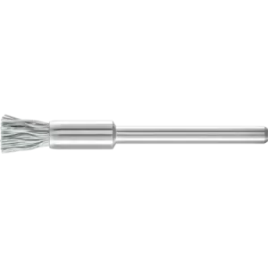 Miniaturowa szczotka-pędzelek PBU Ø5 mm trzpień Ø3 mm włókno SiC Ø0,25 ziarno 800