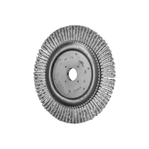 Szczotka PIPELINE pleciona RBG Ø 178 × 6x22,2 mm, drut ze stali nierdzewnej Ø 0,50 mm do szlifierki kątowej