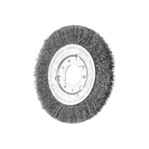 Szczotka tarczowa wąska niepleciona RBU Ø150 × 12xvariable otwór, drut stalowy Ø0,25