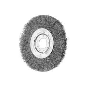 Szczotka tarczowa wąska niepleciona RBU Ø180 × 12xvariable otwór, drut stalowy Ø0,30