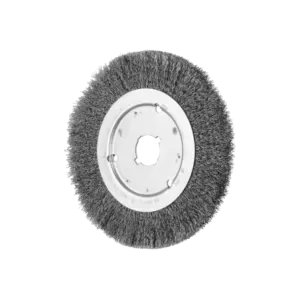 Szczotka tarczowa wąska niepleciona RBU Ø200 × 16xvariable otwór, drut stalowy Ø0,25