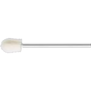 Średnio twarde filcowe trzpienie polerskie o kształcie kropli Ø6 × 10 mm trzpień Ø2,35 mm