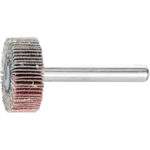 Ściernica wachlarzowa F Korund Ø 25 × 10 mm trzpień Ø 6 mm A120 do szlifu dokładnego i wykończeniowego