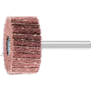 Włókninowa ściernica trzpieniowa POLINOX PNZ Ø 40 × 20 mm trzpień Ø 6 mm A180 do szlifu dokładnego i wykańczania