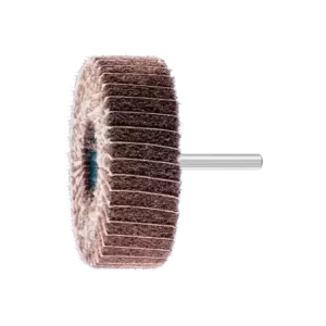 Włókninowa ściernica trzpieniowa POLINOX PNZ Ø 80 × 25 mm trzpień Ø 6 mm A180 do szlifu dokładnego i wykańczania