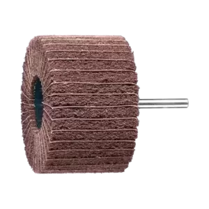 Włókninowa ściernica trzpieniowa POLINOX PNZ Ø 80 × 50 mm trzpień Ø 6 mm A180 do szlifu dokładnego i wykańczania