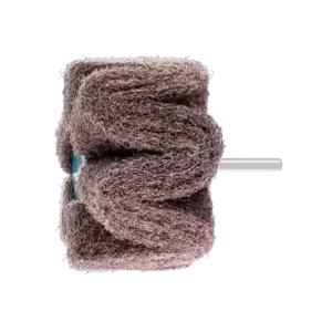 Włókninowa ściernica trzpieniowa POLINOX PNG Ø 100 × 50 mm trzpień Ø 6 mm A100 do szlifu dokładnego i wykańczania