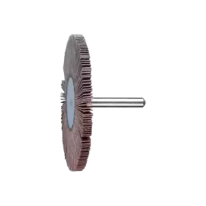 Ściernica wachlarzowa F Korund Ø 80 × 5 mm trzpień Ø 6 mm A150 do szlifu dokładnego i wykończeniowego