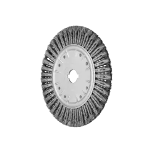 Szczotka tarczowa pleciona COMBITWIST RBG Ø 380 × 20 × 50,8 mm, drut stalowy Ø 0,50 mm do otworów, stacjonarna