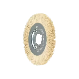 Szczotka tarczowa wąska niepleciona RBU Ø150 × 12 × 31,75 mm otwór, włókno diamentowe Ø0,35 mm ziarno 600